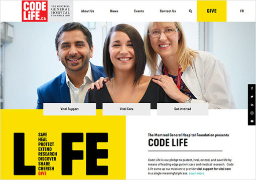 The Montreal General Hospital Foundation Now: CodeLife